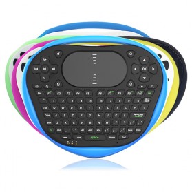 Air Mouse Wireless Keyboard 2.4GHz Dengan Touch Pad - T8 - Blue - 4