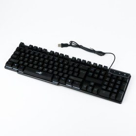 LDKAI Gaming Keyboard RGB LED Wired - R260 - Black - 7