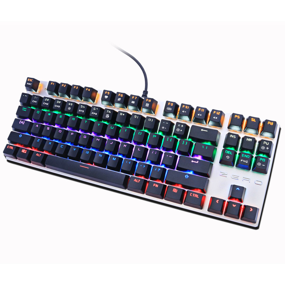 Metoo Mechanical Gaming Keyboard LED TKL 87 Key Blue Metoo Mechanical Gaming Keyboard LED TKL 87 Key Blue