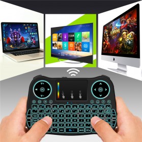 Mini MT08 Air Mouse Wireless Keyboard RGB 2.4GHz with Touchpad - Black - 5