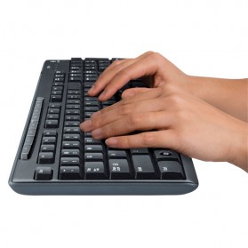 Logitech Media Combo Keyboard and Mouse - MK200 - Black - 4