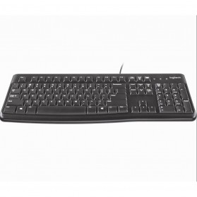 Logitech Desktop Combo Keyboard dan Mouse - MK120 - Black - 4