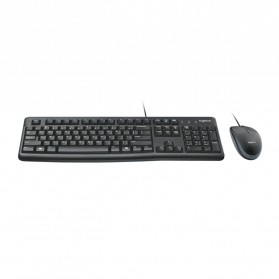 Logitech Desktop Combo Keyboard dan Mouse - MK120 - Black - 5