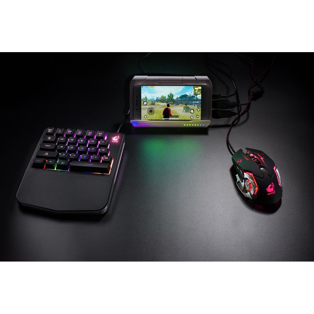 Free Wolf Portable Gaming Keyboard RGB 28 Keys K11
