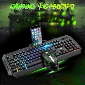 LDKAI Gaming Keyboard LED with Mouse - 829 - Black - 2