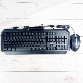LDKAI Gaming Keyboard LED with Mouse - 829 - Black - 3