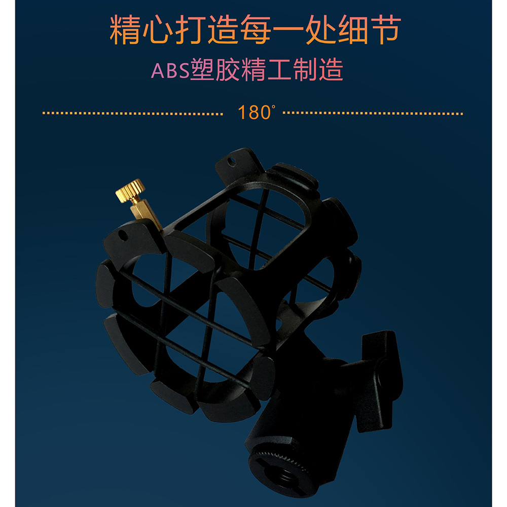 Gambar produk Microphone Standing Holder Tripod with Smartphone Holder & Ring Light - D02B
