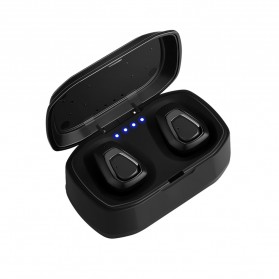 TWS Sport True Wireless Bluetooth Earphone Headset with Charging Case - A7 - Black - 3