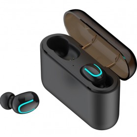 HESTIA TWS Sport True Wireless Bluetooth 5.0 Earphone with Charging Dock - HBQ-Q32 - Black - 7
