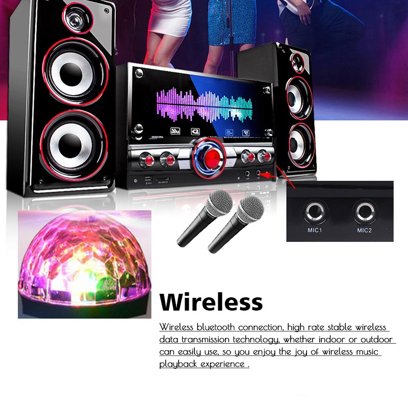 SAST Wireless HiFi Home Party Karaoke 