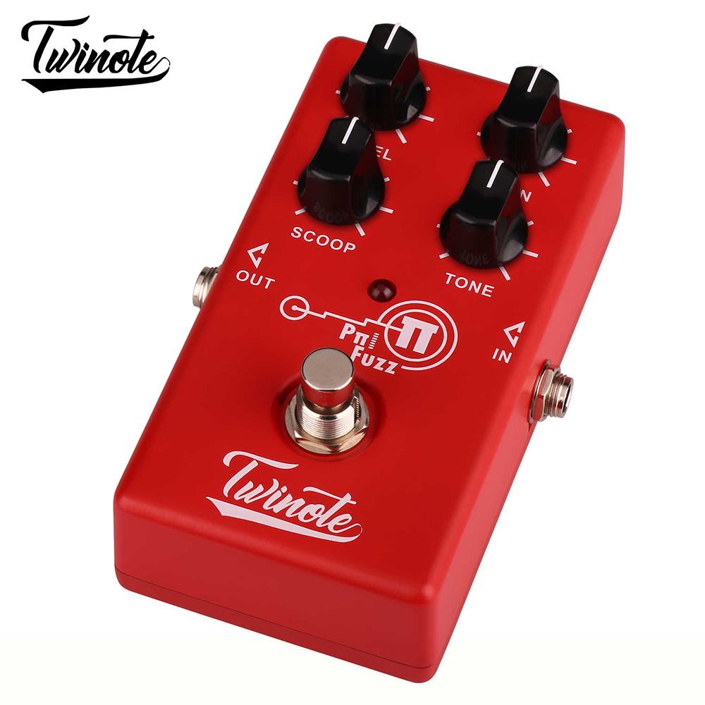 Twinote Pedal Efek Gitar Distorsi High Gain AS4 Red Twinote Pedal Efek Gitar Distorsi High Gain AS4 Red