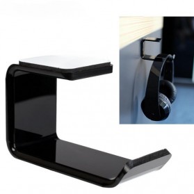 MOONBIFFY Gantungan Hanger Bracket Headphone Earphone - C097 - Black