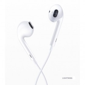 ONEVAN Earphone Earpods Lightning Port for iPhone - E200 - White