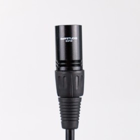 TaffSTUDIO Kabel XLR M/F OFC Microphone Karaoke Shielded 10 Meter - BOF30 - Black - 5