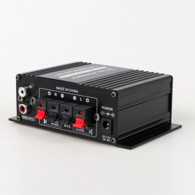 ANENG HiFi Mini Stereo Car Amplifier Treble Bass Booster - AK-170 - Black - 5