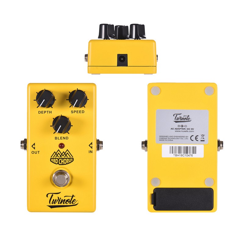 Twinote BBD Chorus Pedal Efek Gitar Sound Effect