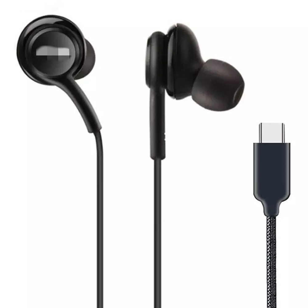 Earphone Samsung Galaxy Note 10 Series USB Type C Tune by AKG (Replika 1:1)  - Black - JakartaNotebook.com