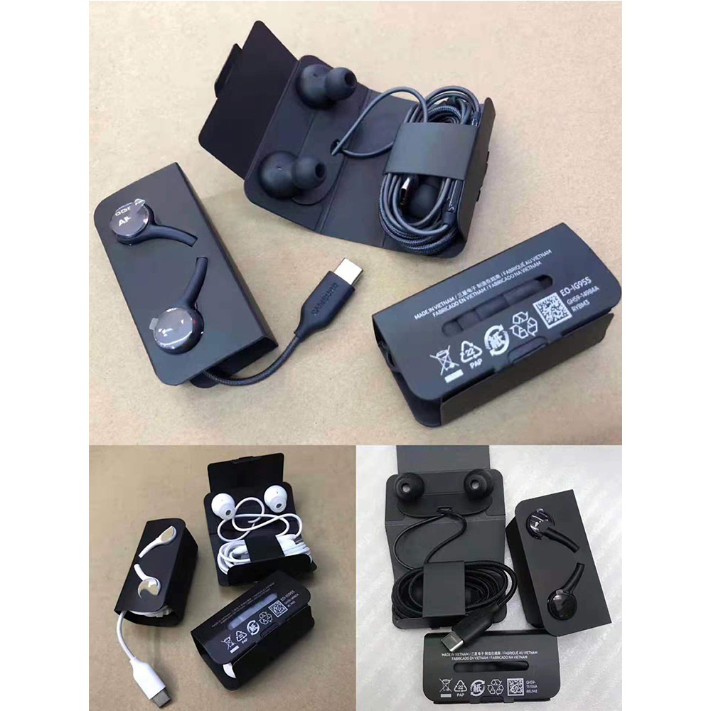 Earphone Samsung Galaxy Note 10 Series USB Type C Tune by AKG (Replika 1:1)  - Black - JakartaNotebook.com