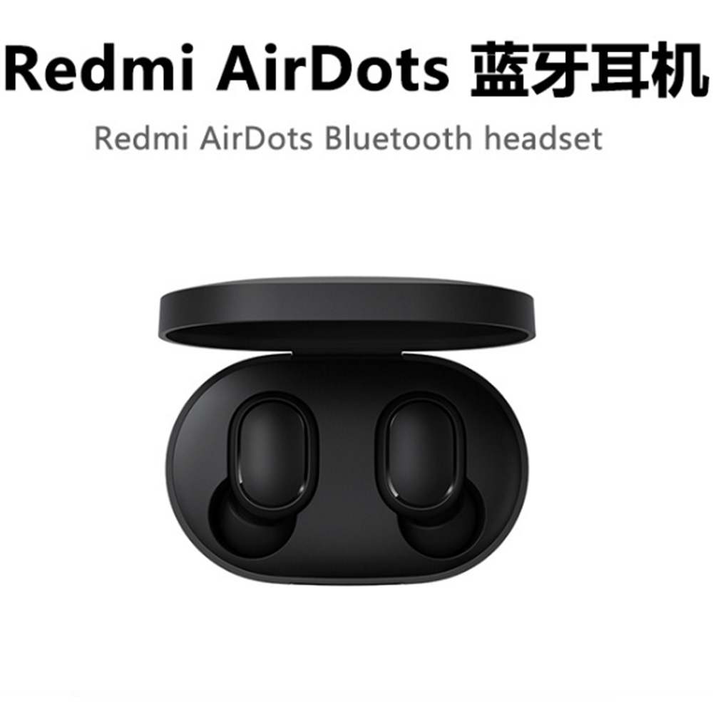 Redmi Airdots Tws Bluetooth 5 0 Earphone Replika 1 1 Black Jakartanotebook Com