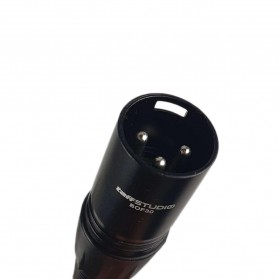 TaffSTUDIO Kabel XLR M/F OFC Microphone Karaoke Shielded 1 Meter - BOF30 - Black - 4