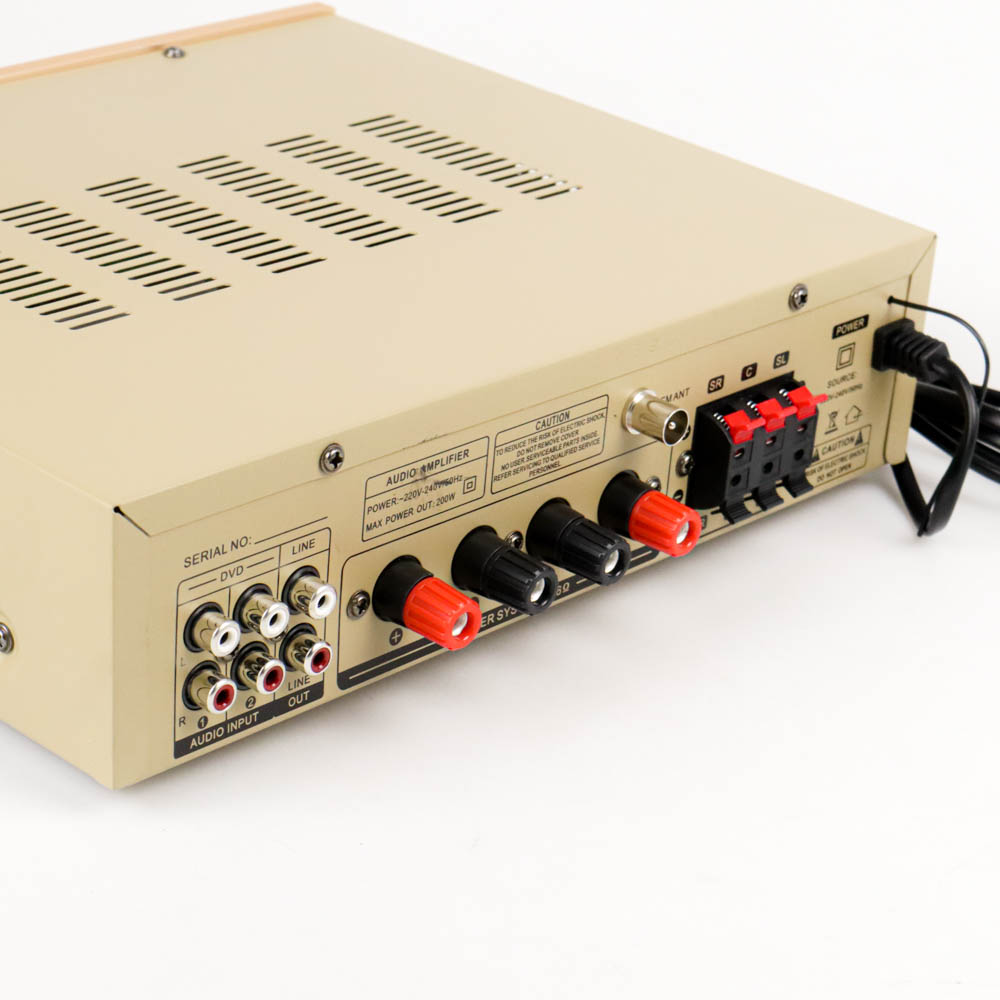 Sunbuck Bluetooth EQ Audio Amplifier Karaoke Home Theater FM Radio 920