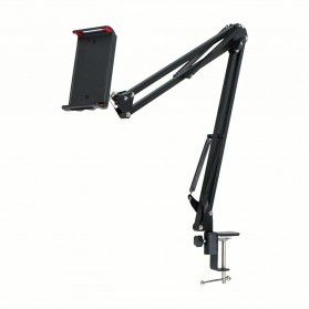 TaffSTUDIO Holder Tablet Model Boom Arm Table Lazypod Stand - D9 - Black