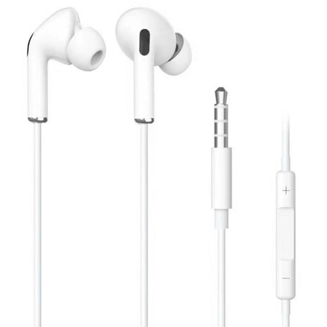 Centechia New Airpods III In-ear Stereo Earphone 3.5mm with Microphone -  White - JakartaNotebook.com