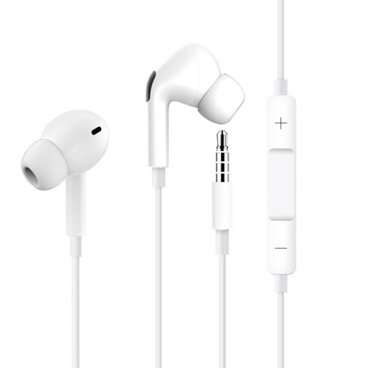 Centechia New Airpods III In-ear Stereo Earphone 3.5mm with Microphone -  White - JakartaNotebook.com