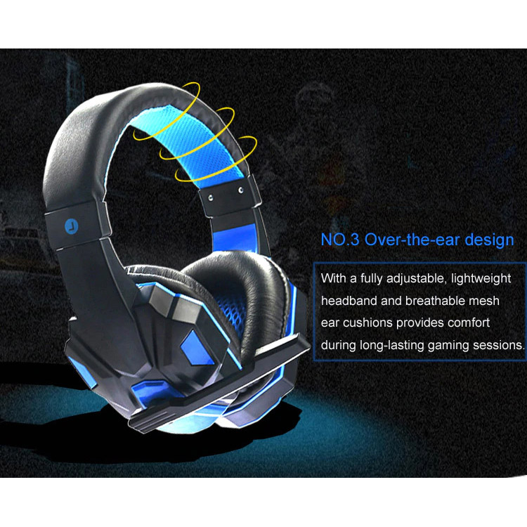 HANXI Gaming Headphone Headset LED with 