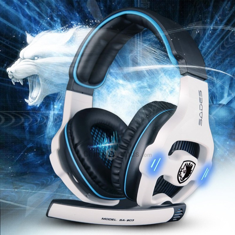 Sades Gaming Headphone Headset LED Virtual 7.1 with Mic