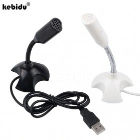 KEBIDU Microphone Laptop Komputer USB - M-306 - Black