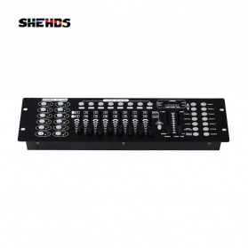 SHEHDS Stage Lighting Controller DMX Console DJ Equipment 192 Channel - SHE-DMX512 - Black