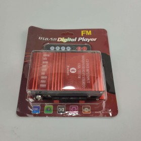 CLAITE Penguat Daya Audio Mobil Car Audio Power Amplifier 12 V 200 W - G8 - Red - 7