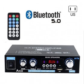 Zhengying Audio Bluetooth Amplifier HiFi Stereo 2 Channel - AK35 - Black - 3