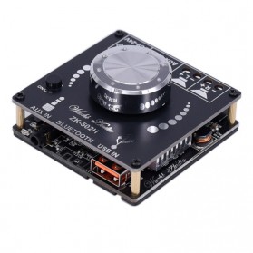 Wuzhi Audio Bluetooth 5.0 Amplifier 2.0 Channel Amp Receiver 2x50W TPA3116D2 - 502H - Black - 6