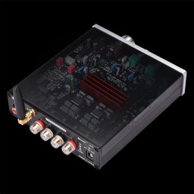 BRZHIFI Audio Bluetooth 5.0 DAC Amplifier 2.0 Channel Amp Receiver Class D 200W TPA3116 - PA-01 - Black - 6