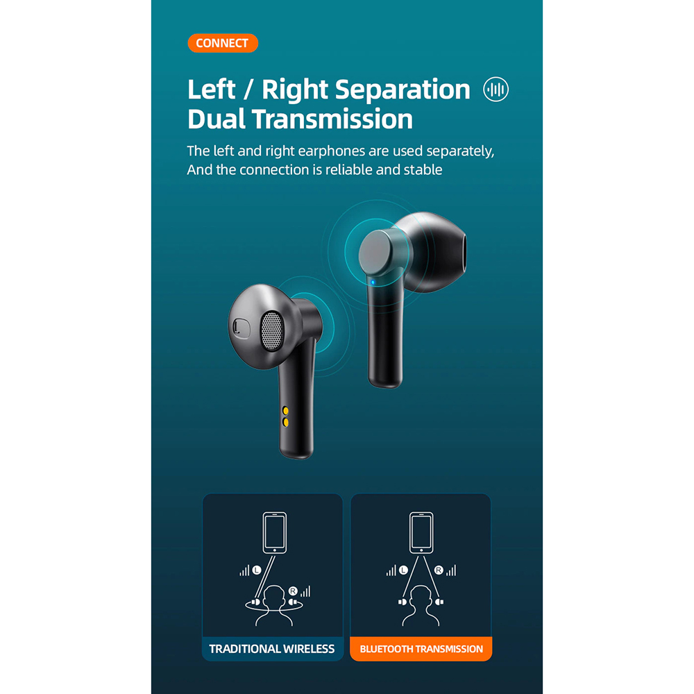 HIKIKO Gaming Wireless Earphone Earbuds 