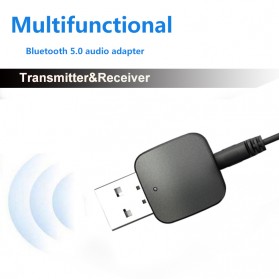 ROCKETEK USB Dongle Bluetooth 5.0 Transmitter Receiver Audio Adapter - KN321 - Black - 3