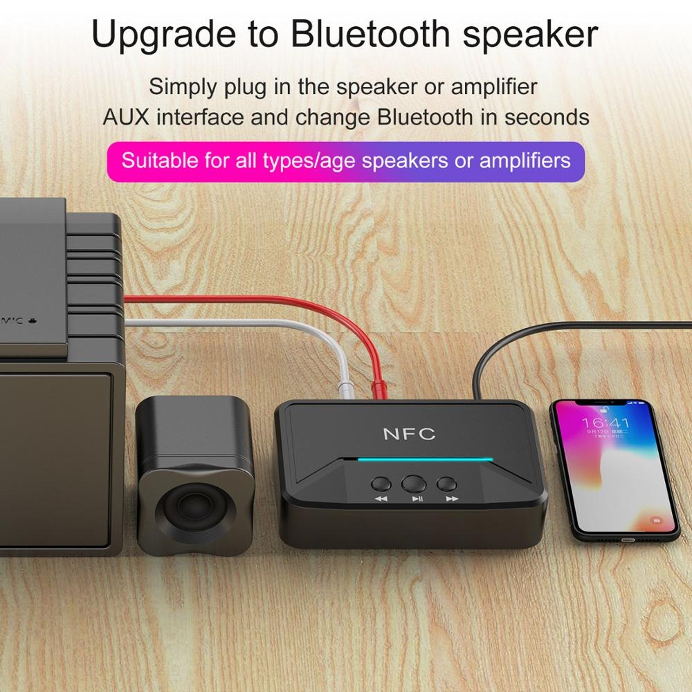 VAORLO Audio Bluetooth 5.0 Receiver NFC 