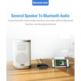 Centechia Audio Bluetooth 5.0 Receiver Adapter NFC RCA AUX - BLS-B20 - Black - 3