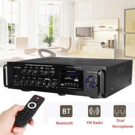 Sunbuck Bluetooth EQ Audio Ampalifier Karaoke Home Theater FM Radio 2000W - TAV-6188 - Black - 1