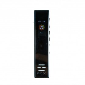 MROBO Perekam Suara Audio Digital Voice Recorder 16GB - A10 - Black