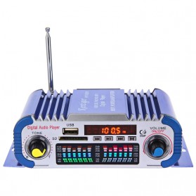 KENTINGER Penguat Daya Audio Mobil Car Amplifier 12V 100W - HY-601 - Blue