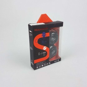 Shini Earhook Clip-on Headphone Sporty - SN360 - Black - 8