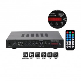 Sunbuck Audio Bluetooth 4.1 DAC Home Stereo Amplifier 5 Channel with Remote 2000W - AV-298BT - Black