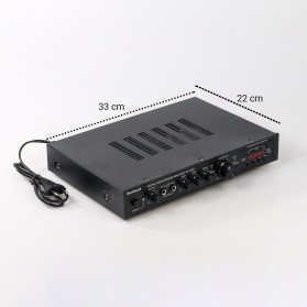 Sunbuck Audio Bluetooth 4.1 DAC Home Stereo Amplifier 5 Channel with Remote 2000W - AV-298BT - Black - 7