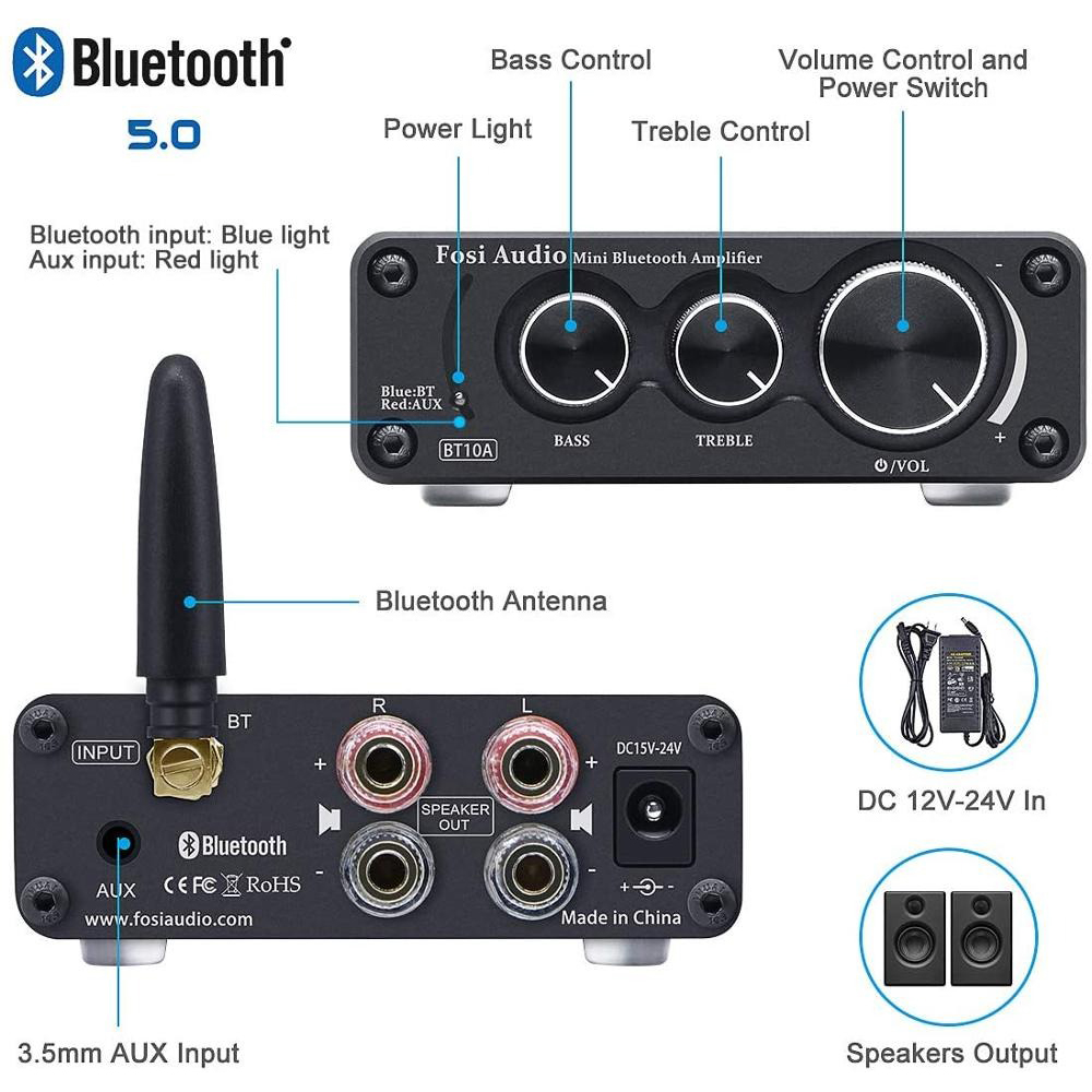 手数料安い Fosi Audio BT10A BluetoothアンプステレオスピーカーアンプBluetooth 5.0 50watt x 2 TPA3116 (電源付き)シルバー 大阪府の 店舗 -dracarlamattar.com.br 手数料安い Fosi Audio BT10A BluetoothアンプステレオスピーカーアンプBluetooth 5.0 50watt x 2 TPA3116 (電源付き)シルバー 大阪府の 店舗 -dracarlamattar.com.br