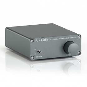 Fosi Audio Mini Amplifier Receiver Hi-Fi Class D Integrated Amp 160W TPA3116 - Black