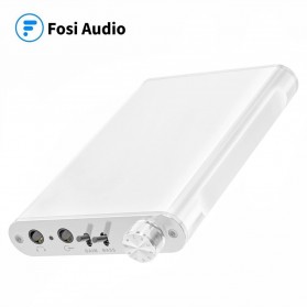 Fosi Audio Mini HiFi Stereo Headphone Amplifier Portable Gain & Bass Switch - N2 - Silver - 1