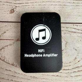 Fosi Audio Portable Headphone Amplifier USB to 3.5mm DAC ES9018K2M- Q1 - Black - 10